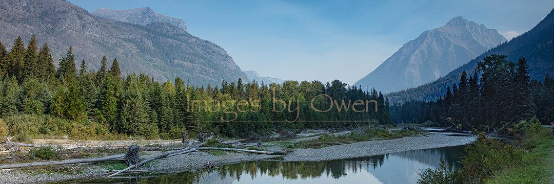 McDonald Creek below Mount Cannon